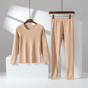 Custom Made Women's <strong>Thick</strong> <strong>Fleece</strong> Thermal Underwear Long Johns Sets for Cold Winter - Product Image 4