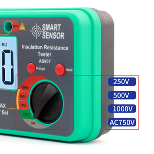 SMART AS907 เครื่องทดสอบความต้านทานฉนวนแบบดิจิตอล 1000V - Product Image 4
