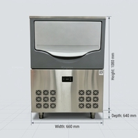 Offre Spéciale : Machine à Glaçons Commerciale à Croquer avec Remise – Machine à Glaçons Nuggets pour Bars et Cafés – Fabrication Rapide de Glaçons – Vente en Gros