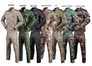 PF 야외 위장 미국 전술 <span class=keywords><strong>BDU</strong></span> 유니폼 남자의 통기성 빠른 건조 안티 UV 폴리에스터 사용자 정의 로고 니트 패브릭 CS - Product Image 6