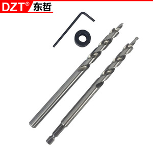 Dzt Twist <b>Drill</b> <b>Bit</b> 9.5mm Hex Shank High Speed Steel For Metal Drilling - Product Image 5