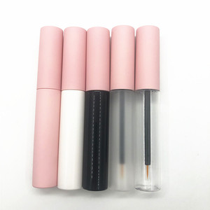 Tubes d'emballage vides en PETG rose mat 10 ml pour mascara, brillant à lèvres, sérum de croissance des cils et des sourcils avec logo personnalisé - Product Image 1