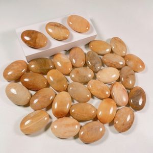 Batu Pijat Terapi Ukiran Tangan Giok Kuning Murni Huiying, Produk Kecantikan & Perawatan Pribadi - Product Image 5