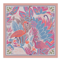 Foulard en soie sergé personnalisable 100% soie de mûrier imprimé numériquement pour femme, faible MOQ, bandana personnalisé, foulard à bords roulés à la main