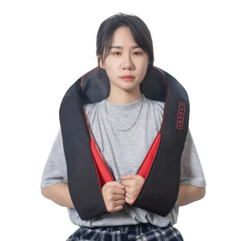 Calentamiento de hombros con masajeador de vibración Masajeador de hombros con pilas Ith Función de calor para hombros Cuello Espalda