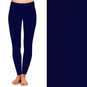 En stock, leggings en polyester et élasthanne brossé double face, imprimé à l'eau, doux comme du beurre, 230 g/m², couleur unie, noir - Product Image 5