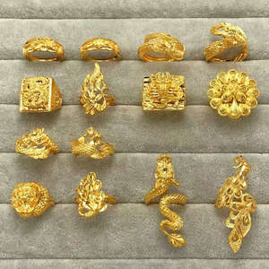 Anillos DE BODA chapados en oro de lujo al por mayor, joyería personalizada de acero inoxidable de alta gama para niñas, anillo de moda de compromiso único - Product Image 5