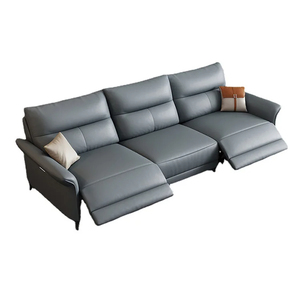Fauteuil inclinable moderne en cuir à 3 places, style européen, fabriqué par Chingxin Vietnam Factory, pour salon. - Product Image 4