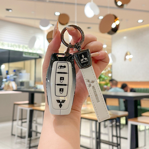 เคสกุญแจรถยนต์โลหะผสมสังกะสี ซิลิกา<span class=keywords><strong>เจ</strong></span>ล สำหรับมิตซูบิชิ เอาท์แลนเดอร์ อีคลิปส์ ครอส เอเอสเอ็กซ์ <span class=keywords><strong>ปา</strong></span><span class=keywords><strong>เจ</strong></span>โร แลคเซอร์ พร้อมพวงกุญแจ - Product Image 3