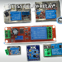 Harga Pabrik Modul Relay Delay NE555 Tersegel 5V Dapat Diatur Daya Tinggi Miniatur Saklar Timer On-Delay 1-10 Detik Waktu Tunda
