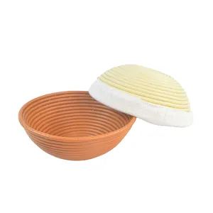 PP塑料面包打样篮藤制面包篮，用于面团发酵和成型
