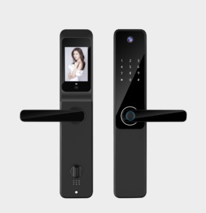 กุญแจล็อคอัจฉริยะ VIMA Qleung S802Pro Tuya WiFi พร้อมกล้อง HD และหน้าจอแสดงผลภายในบ้าน รองรับลายนิ้วมือ บัตร IC และกุญแจ สำหรับการเข้าออกบ้านอย่างปลอดภัย - Product Image 1