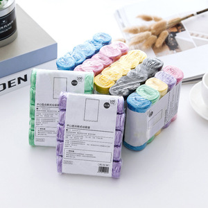 Flat Mouth Disposable Plastic Trash Bags Xl Thickened Black Household Kitchen Bathroom Use 80 Pcs Carton - Product Image 3