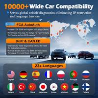 For IP900S OBD2 Scanner Car Diagnostic Tool Topology Map Bidirectional Test ECU Coding IMMO Key Programmer CAN FD DoIP 2 Years