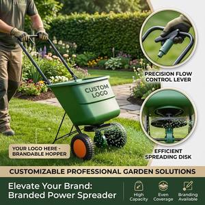 Épandeur de fertilisant pour pelouse et jardin, portatif, 12L, à débit réglable, pour semences, sel et dégivrant - Product Image 6