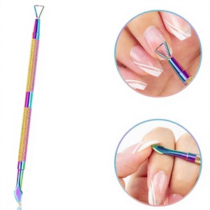 MORGANS INDUSTRIES Dual-End Stainless Steel Reusable <b>Nail</b> Pusher <b>Tool</b> for Manicure & Pedicure Cuticle Care - Product Image 6