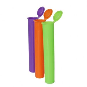 Petits tubes Pop Top en plastique transparent imperméables aux enfants taille personnalisée stockage de rouge à lèvres gelée de nouilles huile d'olive biscuits 98mm 109mm - Product Image 6