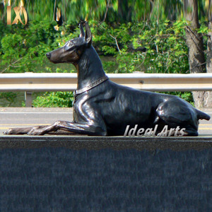 Estatua de perro <span class=keywords><strong>pastor</strong></span> alemán de bronce de tamaño real escultura de Animal de jardín a la <span class=keywords><strong>venta</strong></span> - Product Image 5