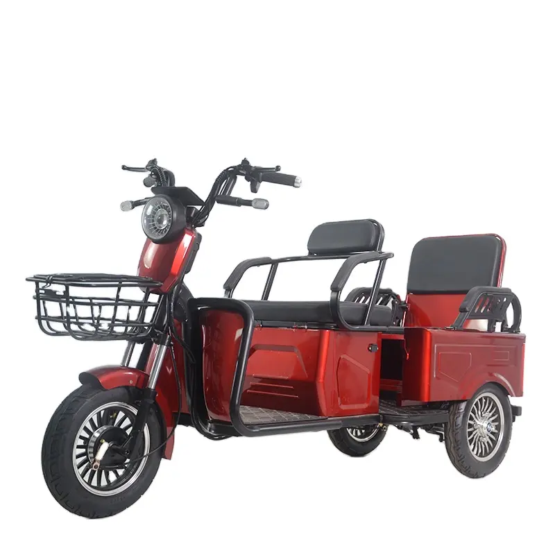 Vente chaude de tricycles électriques Pick-up tricycle électrique pour enfants et personnes âgées avec siège arrière