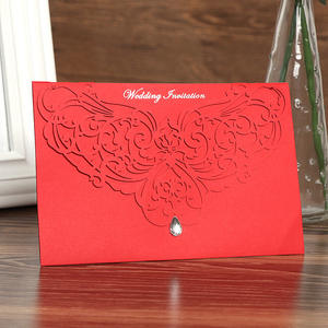 Uitnodiging Best Verkopende Laser Gesneden Trouwkaarten Ontwerp Trouwkaart - Product Image 1