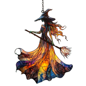 Sombrilla Acrílica de Bruja Espeluznante, Decoración Interior y Exterior - Product Image 4