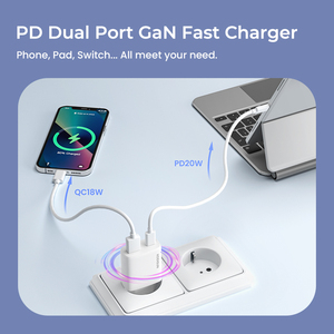 Pd 20W siêu mỏng USB-C sạc nhanh với vật liệu gan cổng USB-A cho iPhone 16 - Product Image 6