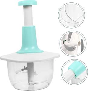 Manual Plastic Sustainable Vegetable <b>Mincers</b> Press Type Household <b>Garlic</b> Meat Grinder Kitchen Food Chopper Mini Processor - Product Image 3