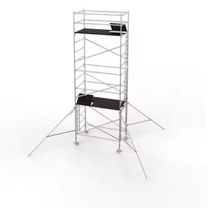 Giàn giáo nhôm đặt thang tháp giàn giáo nhôm dễ dàng với bánh xe - Product Image 2