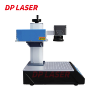 Mesin Penanda Laser UV Mini Portabel 3W 5W 10W untuk Logam
