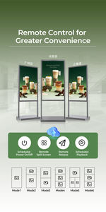 43 49 55 65 英寸数字屏高亮数字广告牌餐厅自助服务亭 - Product Image 4