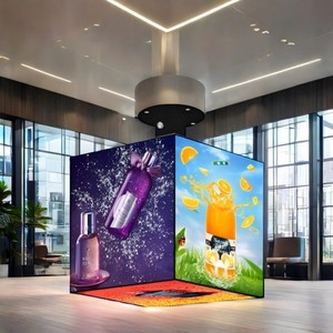 Afficheur numérique LED Cube magique 4/5 faces, écran tactile, intérieur/extérieur, publicité en magasin, 5V, montage facile, suspendu, debout - Product Image 2