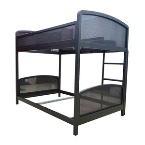 OEM ODM özelleştirilmiş dayanıklı Metal ranza çiftli ranza otel mobilya çelik çift katlı yatak - Product Image 2
