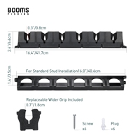 Support mural vertical en plastique ABS WV1 pour cannes à pêche, bateaux et garages, diamètre de la tige 5mm-11mm