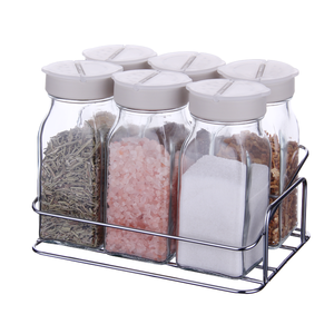 Salière moderne en verre avec distributeur bidirectionnel 280 ml, étanche à l'humidité et facile à nettoyer pour l'organisation du garde-manger - Product Image 1