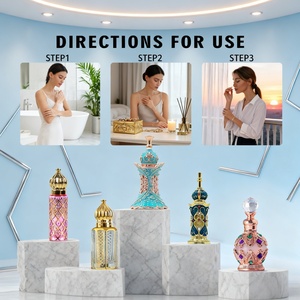 Ensemble de parfums arabes de luxe haut de gamme, parfum de rose longue durée, parfum classique liquide, <span class=keywords><strong>mini</strong></span>-parfum, parfum de spa de Dubaï, 5 pièces - Product Image 6