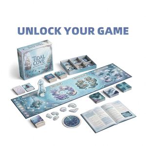 Jeu de cartes FUXI Tidal Cove, jeu de société de stratégie, jeu de table, carton fait main pour le plaisir en famille, impression couleur intégrale, éducatif - Product Image 2