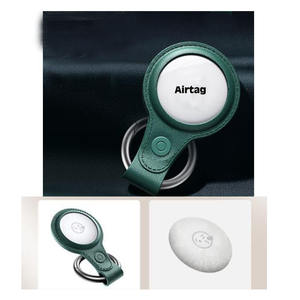 Custodia in Pelle PU per AirTag e <span class=keywords><strong>Cover</strong></span> AirTag Design Traforato Modello BTS11 4 Colori - Product Image 4