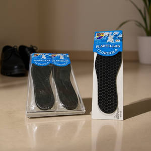 Plantillas Insoles Clorofila Black 12Pcs Pack For Men Women Shoe Comfort - Product Image 2