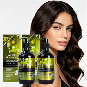 Wholesale Hair Care Sets Aloe Vera Olive Oil <b>Shampoo</b> and Conditioner for Dry Hair - Product Image 1