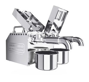 Presse à huile domestique professionnelle à double tête, abordable, en acier inoxydable, facile à nettoyer, modèle 2025 - Product Image 2