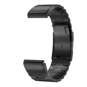 Bracelet de <span class=keywords><strong>montre</strong></span> QuickFit en acier inoxydable pour <span class=keywords><strong>Garmin</strong></span> Fenix 5/5X, Fenix 6/6X/7/7X, bracelet de remplacement à libération rapide - Product Image 5