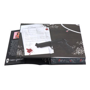 <span class=keywords><strong>Livres</strong></span> de thrillers et de <span class=keywords><strong>suspense</strong></span> Impression de fiction à couverture rigide avec vestes anti-poussière en aluminium et bords pulvérisés - Product Image 1