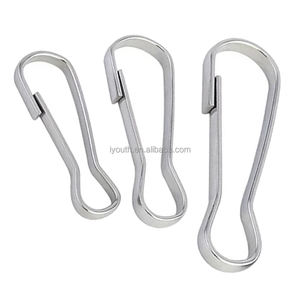 Ganchos de cordón de metal Gancho a presión J de hierro, Gancho a presión para cortina de gota de agua para llavero <span class=keywords><strong>Dolder</strong></span> - Product Image 4