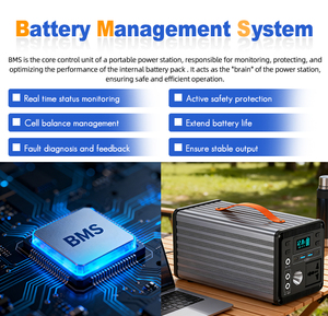 Estación de Energía Solar OEM/ODM, Sistema de Energía Solar de 200w 300w 400w 500w Lifepo4, Generador de Energía Solar Portátil para Exteriores - Product Image 4