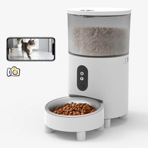 Factory Pet Supplies Wholesale Luxury Wifi Adjustable <b>Smart</b> Automatic Animal Pet Feeder Dog Cat Treat Food Dispenser - Product Image 3