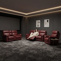 Canapé inclinable électrique en cuir véritable italien avec port USB, extensible, zéro gravité, pour salon, meubles de maison