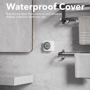 Cơ khí hẹn giờ mô-đun 250V thời gian truy cập nhắc nhở 15 phút 24h nhà bếp đếm ngược tiết kiệm năng lượng điều khiển công nghiệp thời gian chuyển đổi - Product Image 3