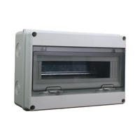 Caja Eléctrica de Montaje en Panel HT de 15 Vías, Plástico ABS, Exterior, IP65, Impermeable, a Prueba de Polvo, 200A, 220V, Distribución de Energía