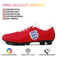 Chaussures de football en tricot personnalisées avec impression du nom de l'équipe, fabrication directe d'usine, OEM ODM, crampons FG personnalisés SC02-26020025-5