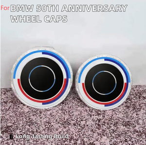 Pour <span class=keywords><strong>BMW</strong></span> 50e anniversaire capuchons centraux de roue 68mm 74mm 82mm 45mm 56mm emblèmes d'insignes de couverture de roue - Product Image 3